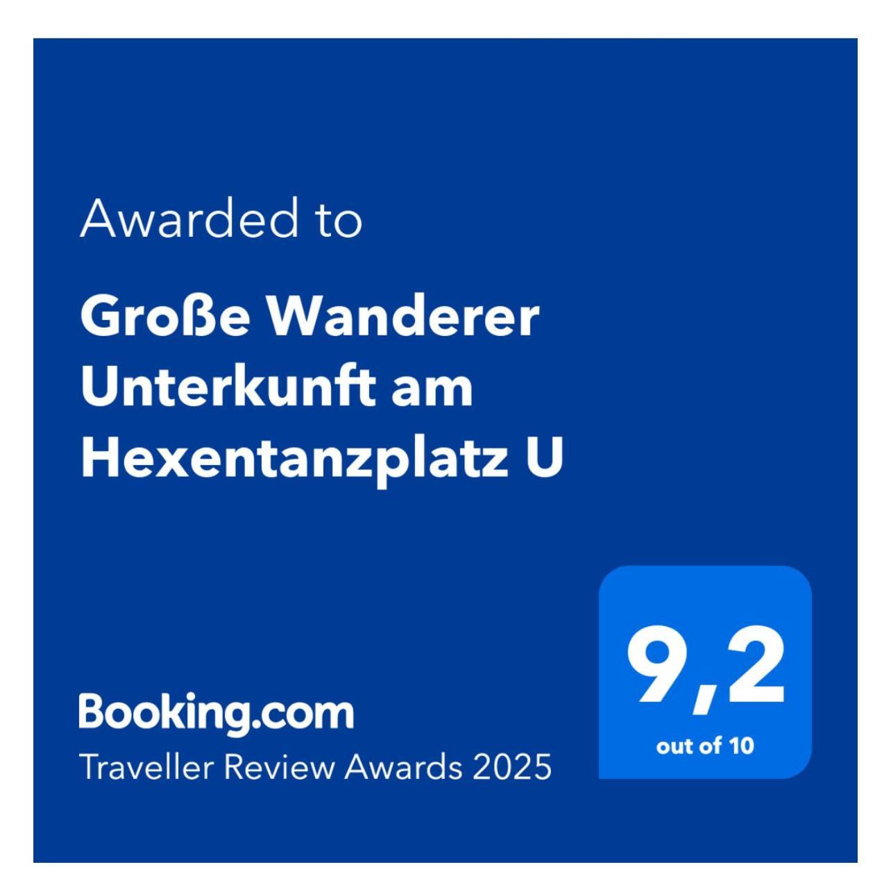 Grosse Wanderer Unterkunft Am Hexentanzplatz U Thale Exterior foto